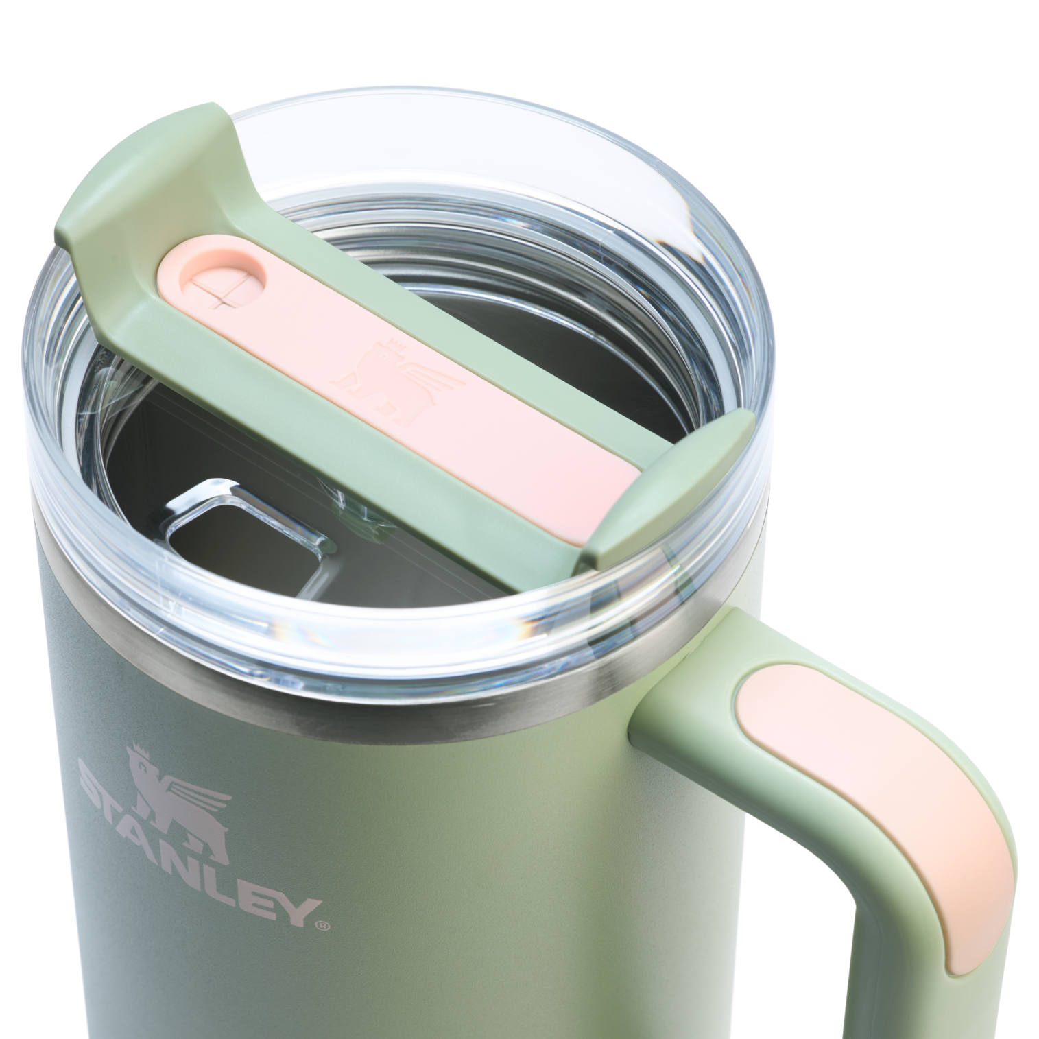 Insulated Travel The Quencher H2.0 Flowstate Tumbler  | Stanley Create D332L - 40oz Large Capacity Car-Cup Friendly Quencher Detail