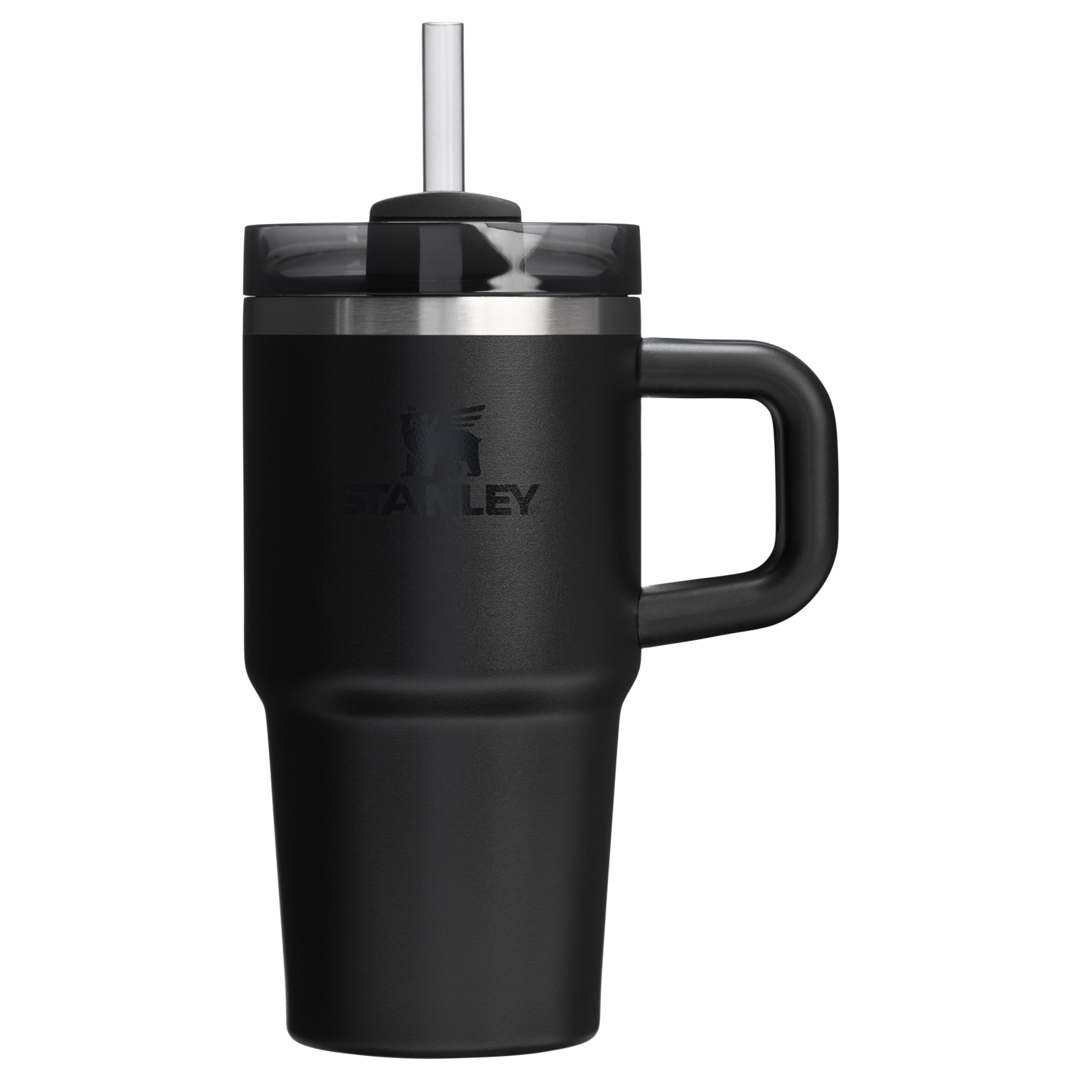 Double-Wall Vacuum The Quencher H2.O Flowstate Tumbler | Stanley Create D274S - FlowState 3-Position Lid Insulated Travel Mug - Black 2.0