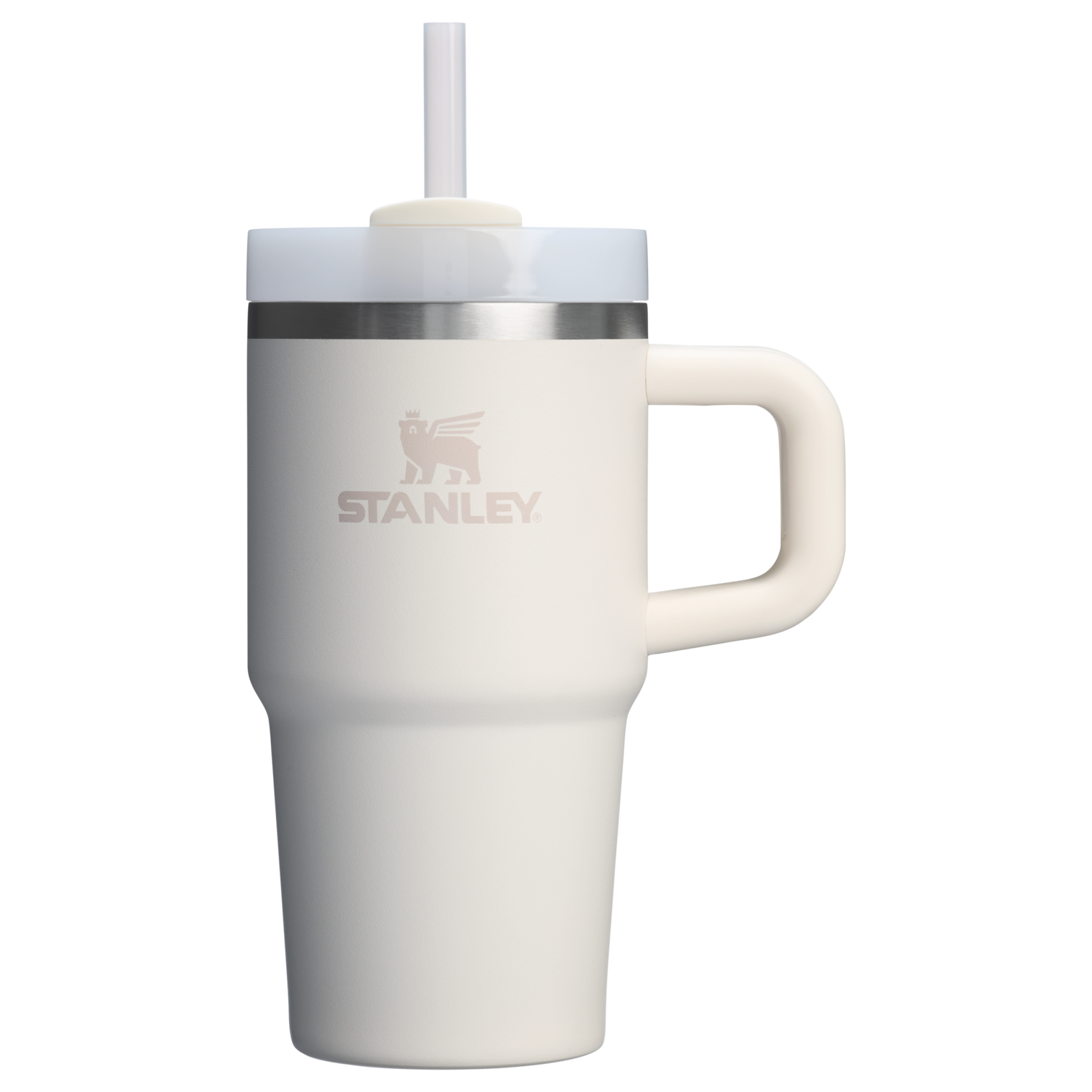 Double-Wall Vacuum The Quencher H2.O Flowstate Tumbler | Stanley Create D274S - FlowState 3-Position Lid Insulated Travel Mug - Cream 2.0