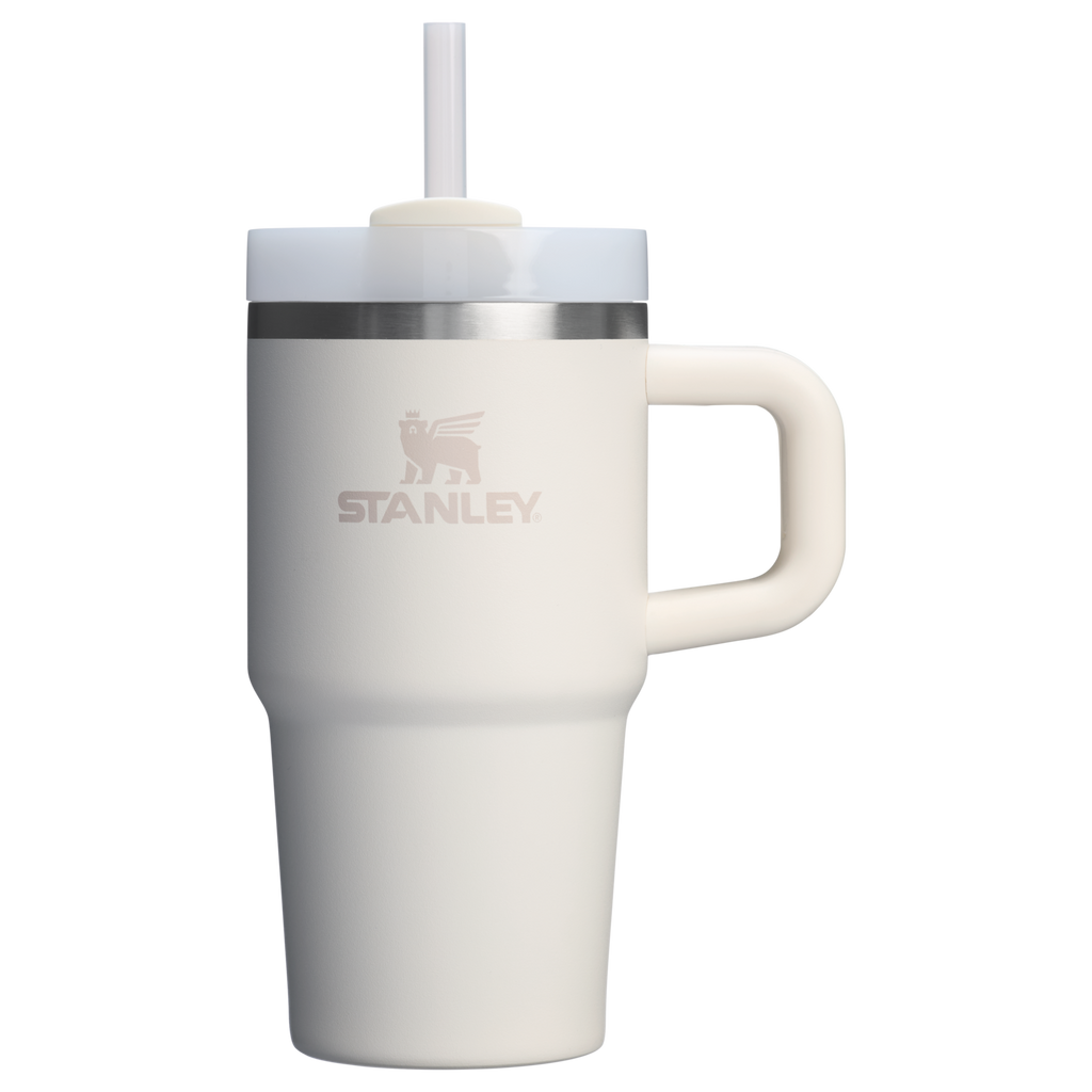 Double-Wall Vacuum The Quencher H2.O Flowstate Tumbler with Handle | Stanley Create D309N - Double-Wall Vacuum Insulated Travel Tumbler with Straw Detail