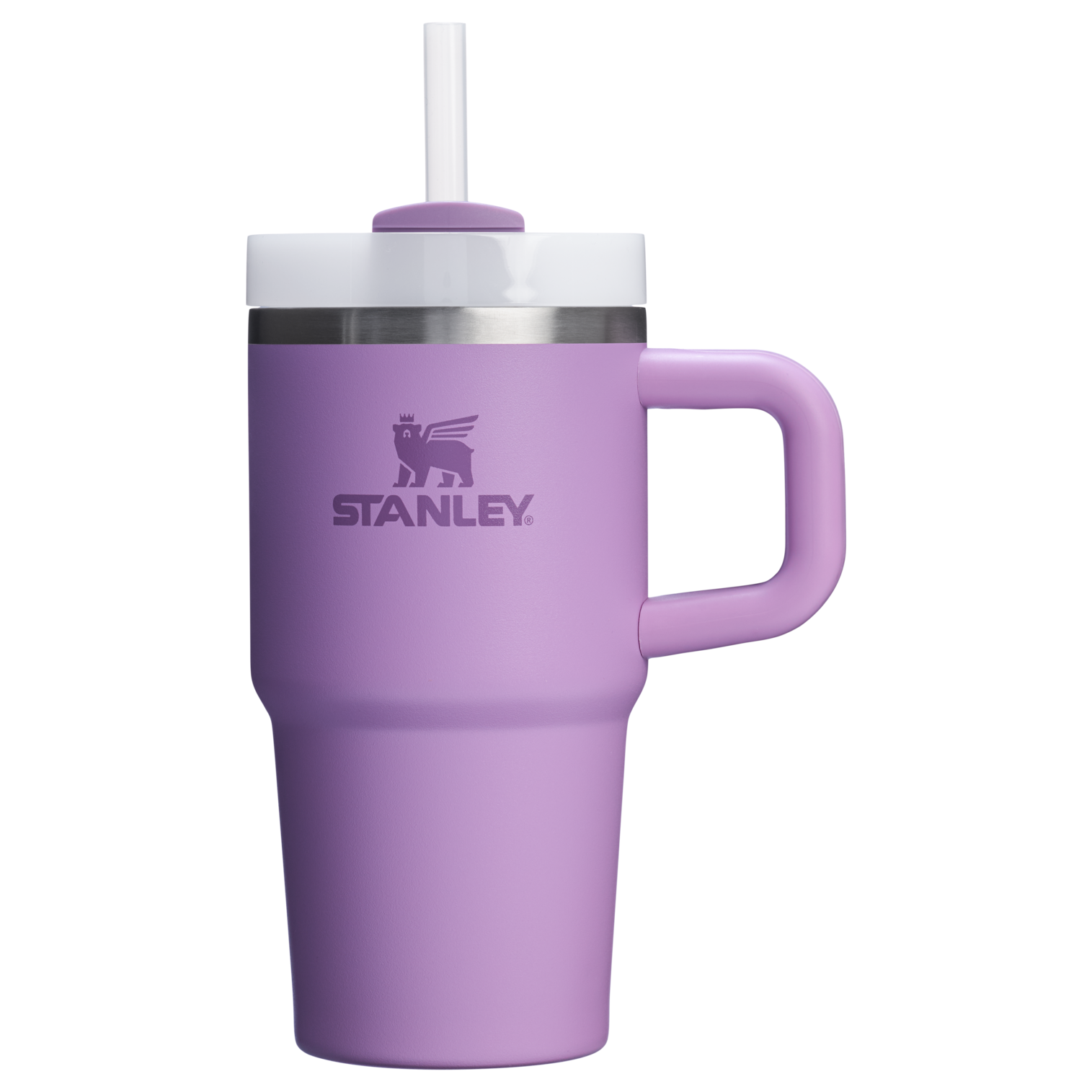 Double-Wall Vacuum The Quencher H2.O Flowstate Tumbler | Stanley Create D274S - FlowState 3-Position Lid Insulated Travel Mug Detail