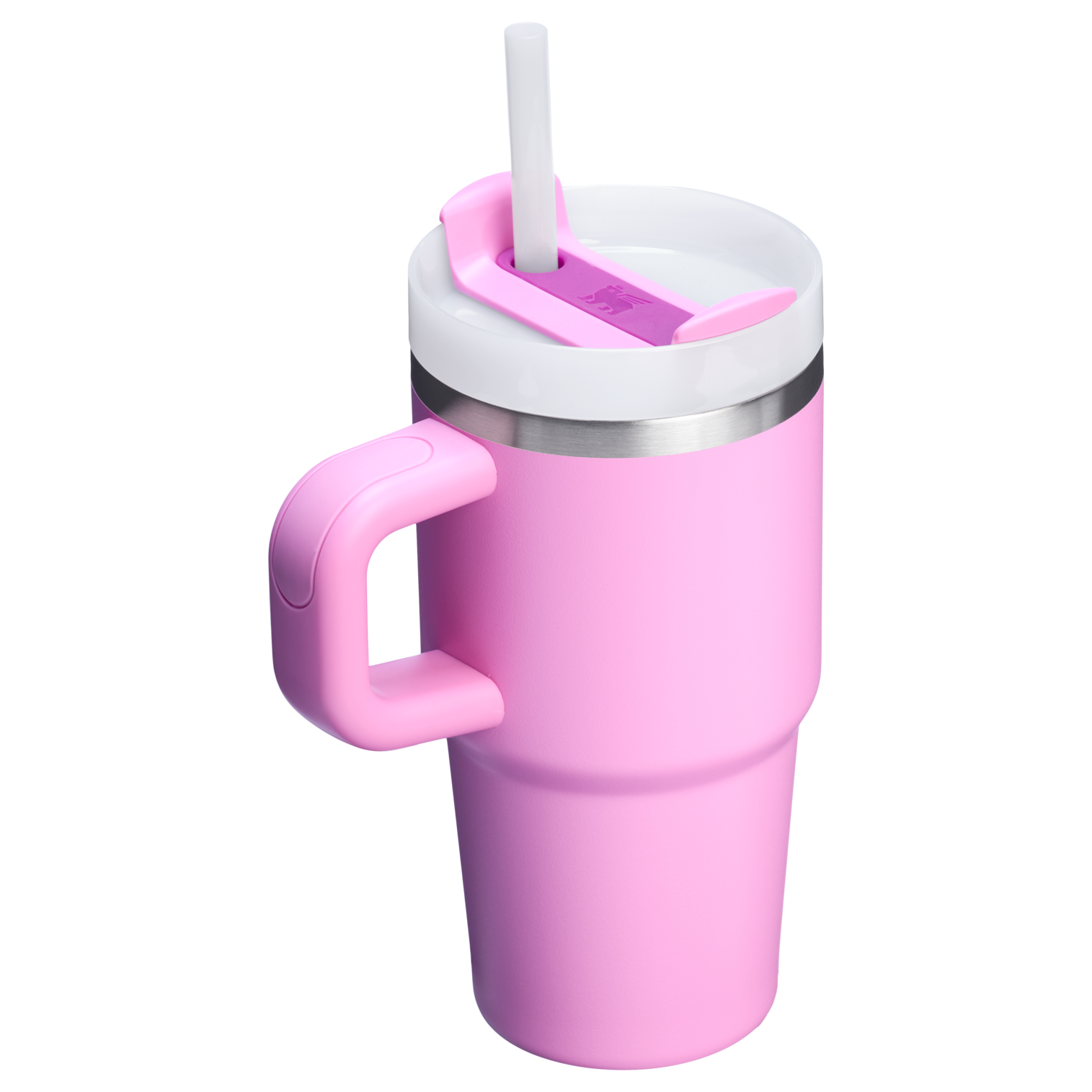 Double-Wall Vacuum The Quencher H2.O Flowstate Tumbler with Handle | Stanley Create D309N - Double-Wall Vacuum Insulated Travel Tumbler with Straw Detail