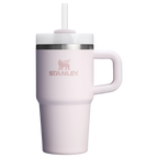 Splash-Resistant FlowState The Quencher H2.O Flowstate Tumbler D069R - Premium Stainless Steel Straw Cup for All-Day Hydration - Rose Quartz 2.0