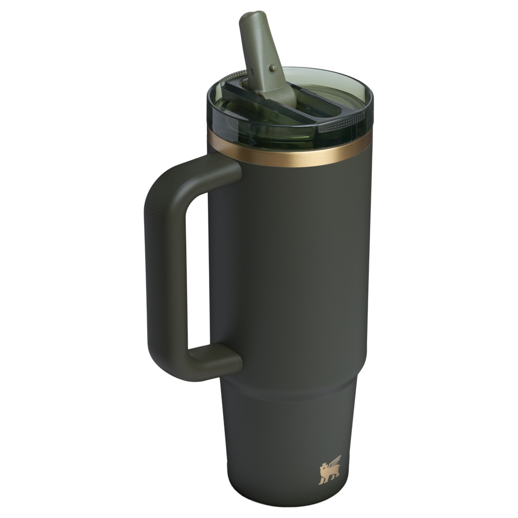 Large Capacity The Quencher H2.0 Flowstate Tumbler D051L - Double-Wall Vacuum Insulated Travel Tumbler with Straw Detail