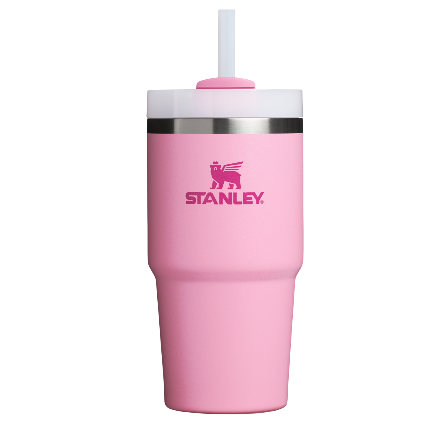 Car-Cup Friendly The Quencher H2.0 Flowstate Tumbler | Stanley Create D330L - 40oz Large Capacity Car-Cup Friendly Quencher - Rose Quartz 2.0