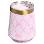 Premium Matte Stanley 1913 x LoveShackFancy Holiday Reserve Wine Tumbler D204X - Shatterproof Flavor-Preserving Cocktail Tumbler with Lid Detail