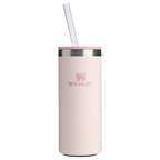 Ice-Retention The Everyday Slim Can Cooler Cup D065Q - Heavy-Duty Ice-Retention Food & Beverage Carrier - Rose Quartz