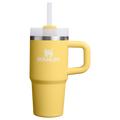 Large Capacity The Quencher H2.O Flowstate Tumbler D068Z - Premium Stainless Steel Straw Cup for All-Day Hydration - Daffodil