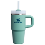 Large Capacity The Quencher H2.O Flowstate Tumbler | Stanley Create D291F - Double-Wall Vacuum Insulated Travel Tumbler with Straw Detail