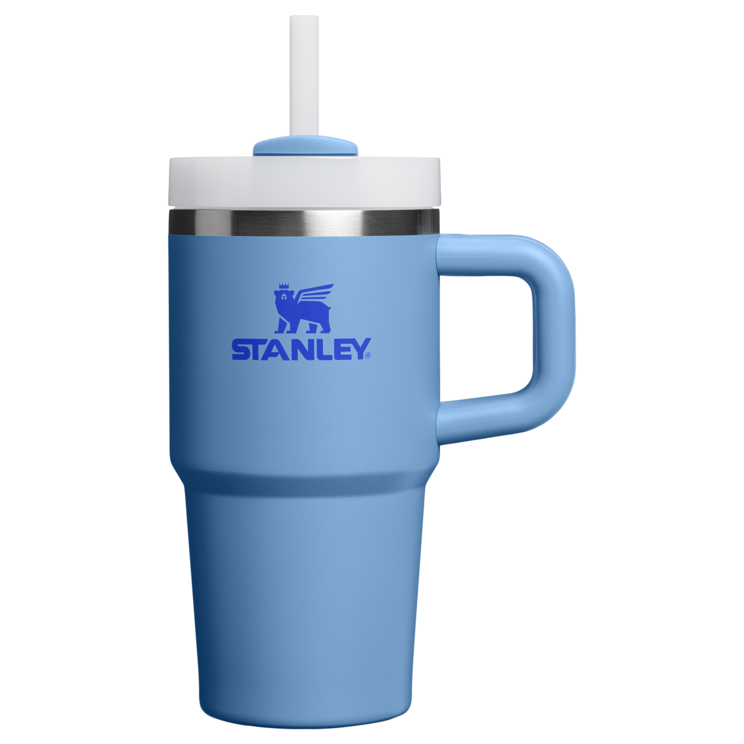 Double-Wall Vacuum The Quencher H2.O Flowstate Tumbler | Stanley Create D274S - FlowState 3-Position Lid Insulated Travel Mug - Blue Sky