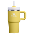 Double-Wall Vacuum The Quencher H2.O Flowstate Tumbler | Stanley Create D274S - FlowState 3-Position Lid Insulated Travel Mug - Daffodil