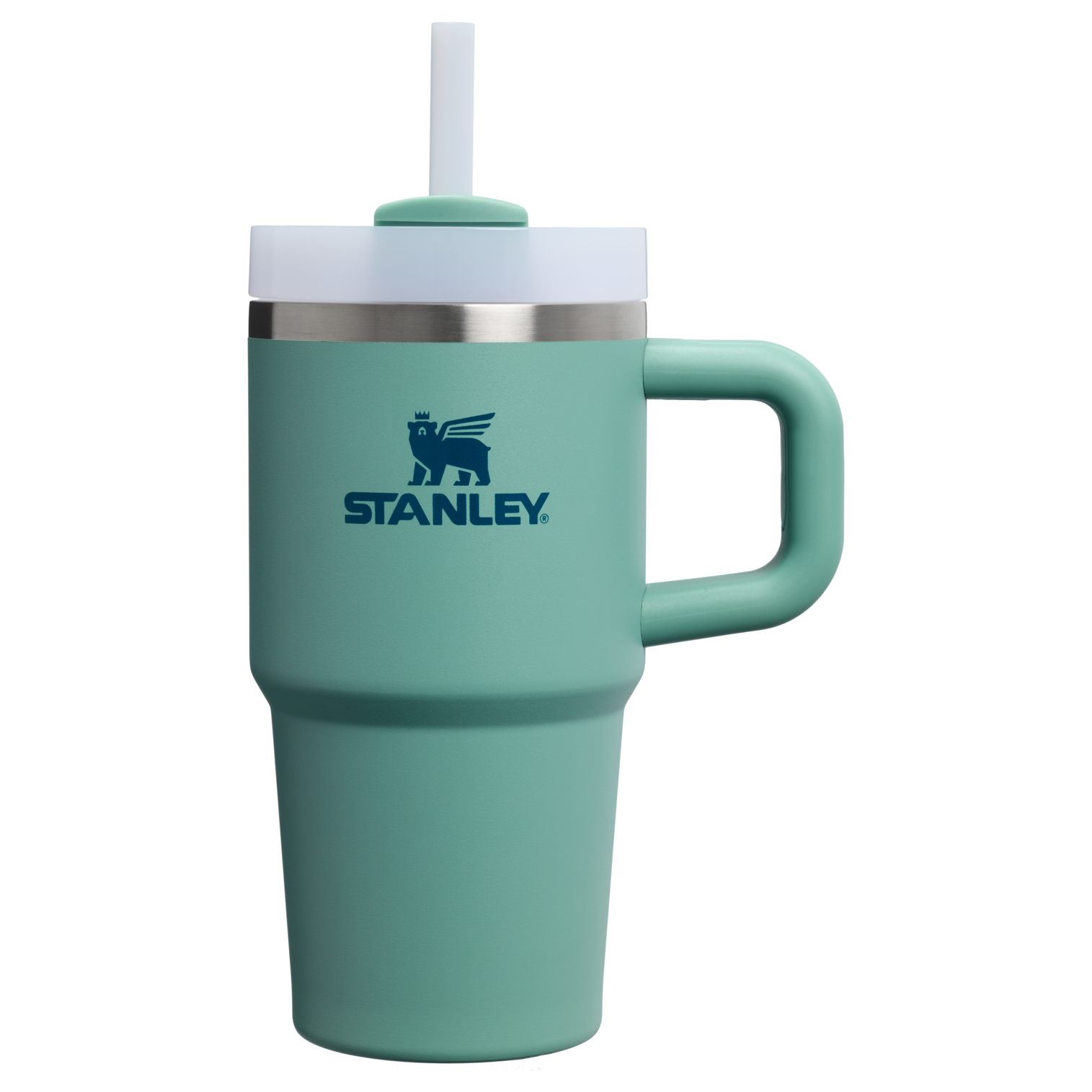 Double-Wall Vacuum The Quencher H2.O Flowstate Tumbler | Stanley Create D274S - FlowState 3-Position Lid Insulated Travel Mug - Spring Green