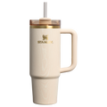 Double-Wall Vacuum The Cheers & Cheer Quencher H2.0 Flowstate Tumbler D189S - 40oz Large Capacity Car-Cup Friendly Quencher - Birch Woodgrain