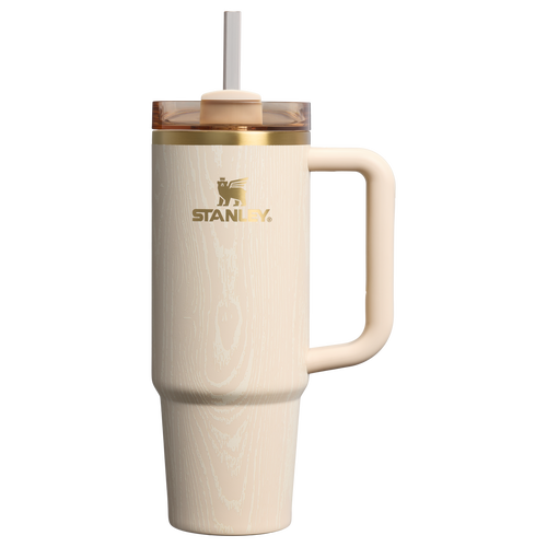 Double-Wall Vacuum The Cheers & Cheer Quencher H2.0 Flowstate Tumbler D189S - 40oz Large Capacity Car-Cup Friendly Quencher - Birch Woodgrain