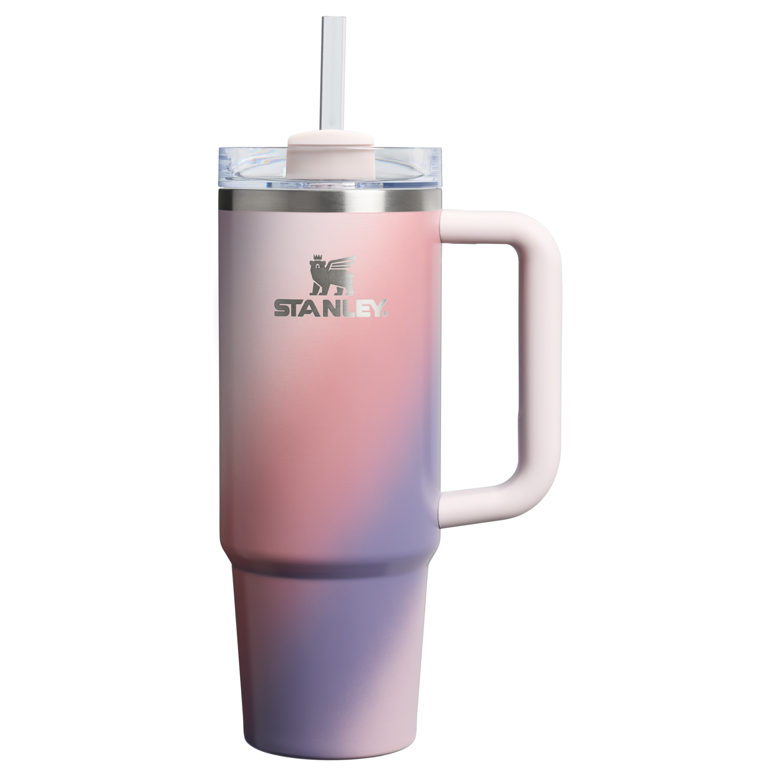 Large Capacity The Quencher H2.0 Flowstate Tumbler D051L - Double-Wall Vacuum Insulated Travel Tumbler with Straw - Dawn Spiral