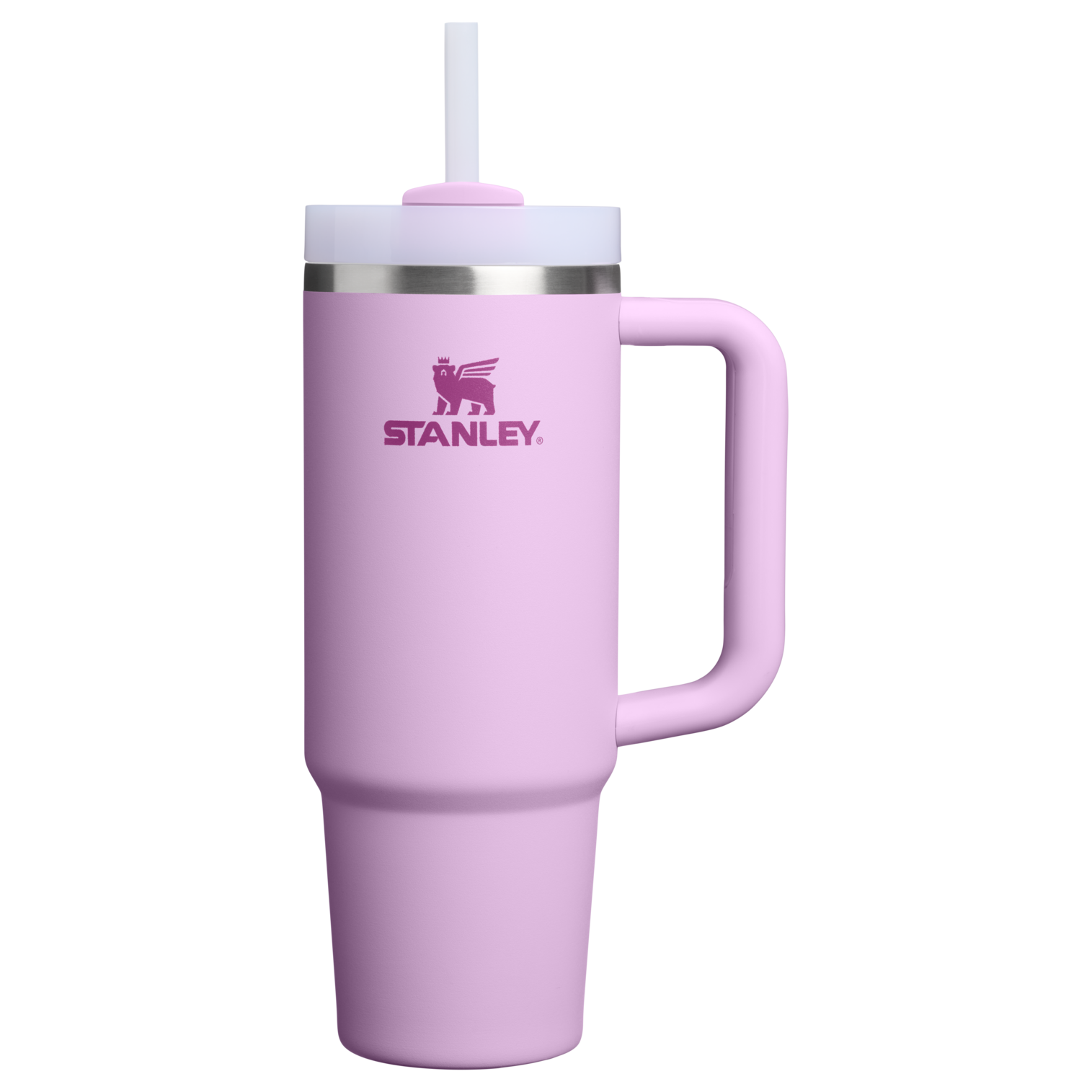 Large Capacity The Quencher H2.0 Flowstate Tumbler D051L - Double-Wall Vacuum Insulated Travel Tumbler with Straw - Soft Orchid