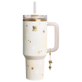 Splash-Resistant FlowState The Quencher Luxe H2.0 Flowstate Tumbler D368A - FlowState 3-Position Lid Insulated Travel Mug - Starlight Shimmer
