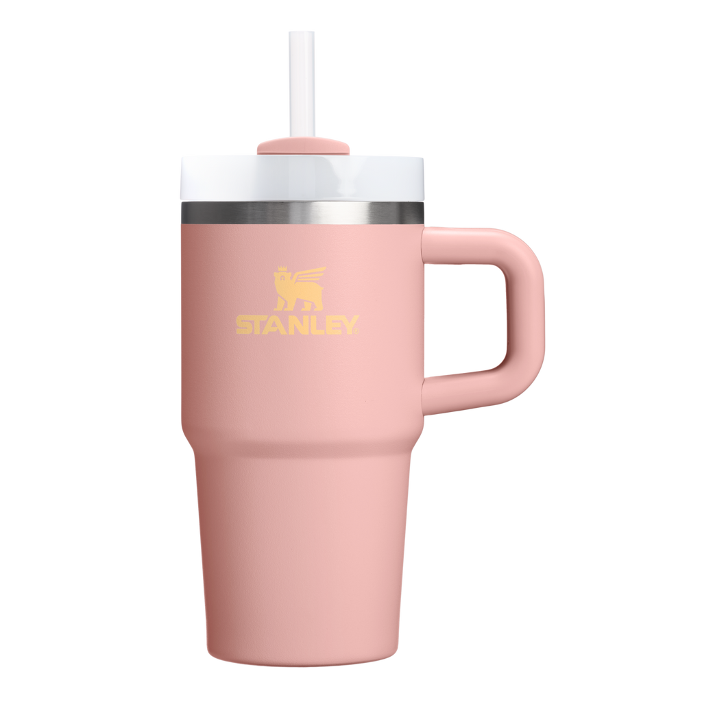 Double-Wall Vacuum The Quencher H2.O Flowstate Tumbler | Stanley Create D274S - FlowState 3-Position Lid Insulated Travel Mug - Peach Rose