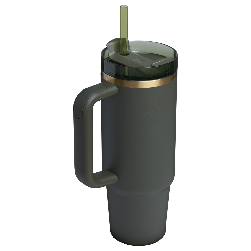 Large Capacity The Quencher H2.0 Flowstate Tumbler | Stanley Create D331C - Premium Stainless Steel Straw Cup for All-Day Hydration Detail