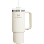 Large Capacity The Quencher H2.0 Flowstate Tumbler | Stanley Create D331C - Premium Stainless Steel Straw Cup for All-Day Hydration - Cream 2.0