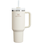 Insulated Travel The Quencher H2.0 Flowstate Tumbler  | Stanley Create D332L - 40oz Large Capacity Car-Cup Friendly Quencher - Cream 2.0