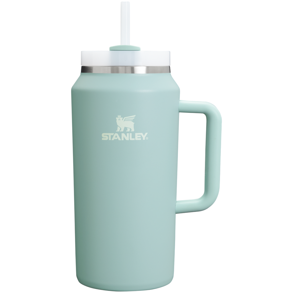 Double-Wall Vacuum The Quencher H2.0 Flowstate Tumbler D365U - Premium Stainless Steel Straw Cup for All-Day Hydration - Seafoam