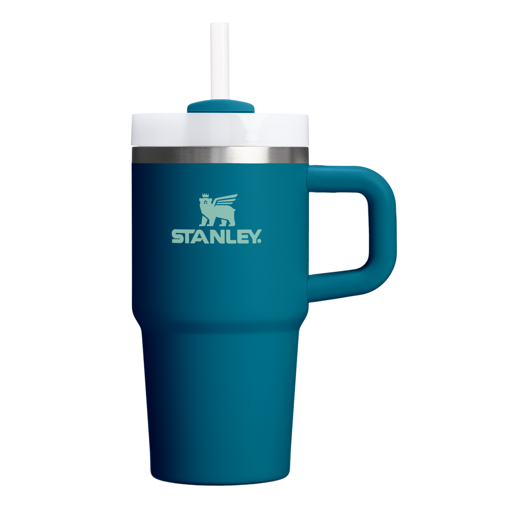 Double-Wall Vacuum The Quencher H2.O Flowstate Tumbler | Stanley Create D274S - FlowState 3-Position Lid Insulated Travel Mug - Coastal Teal