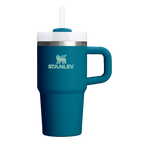 Double-Wall Vacuum The Quencher H2.O Flowstate Tumbler | Stanley Create D274S - FlowState 3-Position Lid Insulated Travel Mug - Coastal Teal