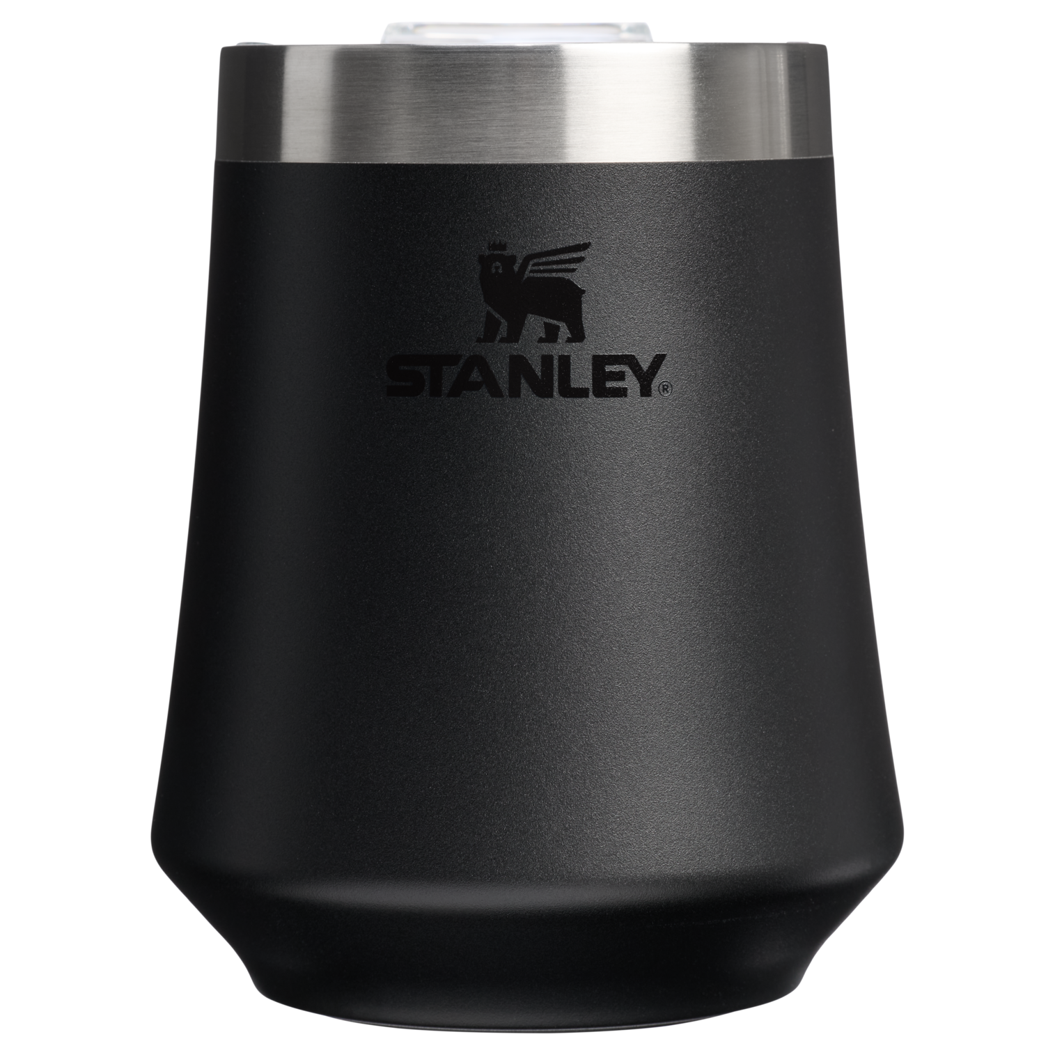 Shatterproof Luxury The Reserve Wine Tumbler | Stanley Create D302P - Shatterproof Flavor-Preserving Cocktail Tumbler with Lid - Black 2.0