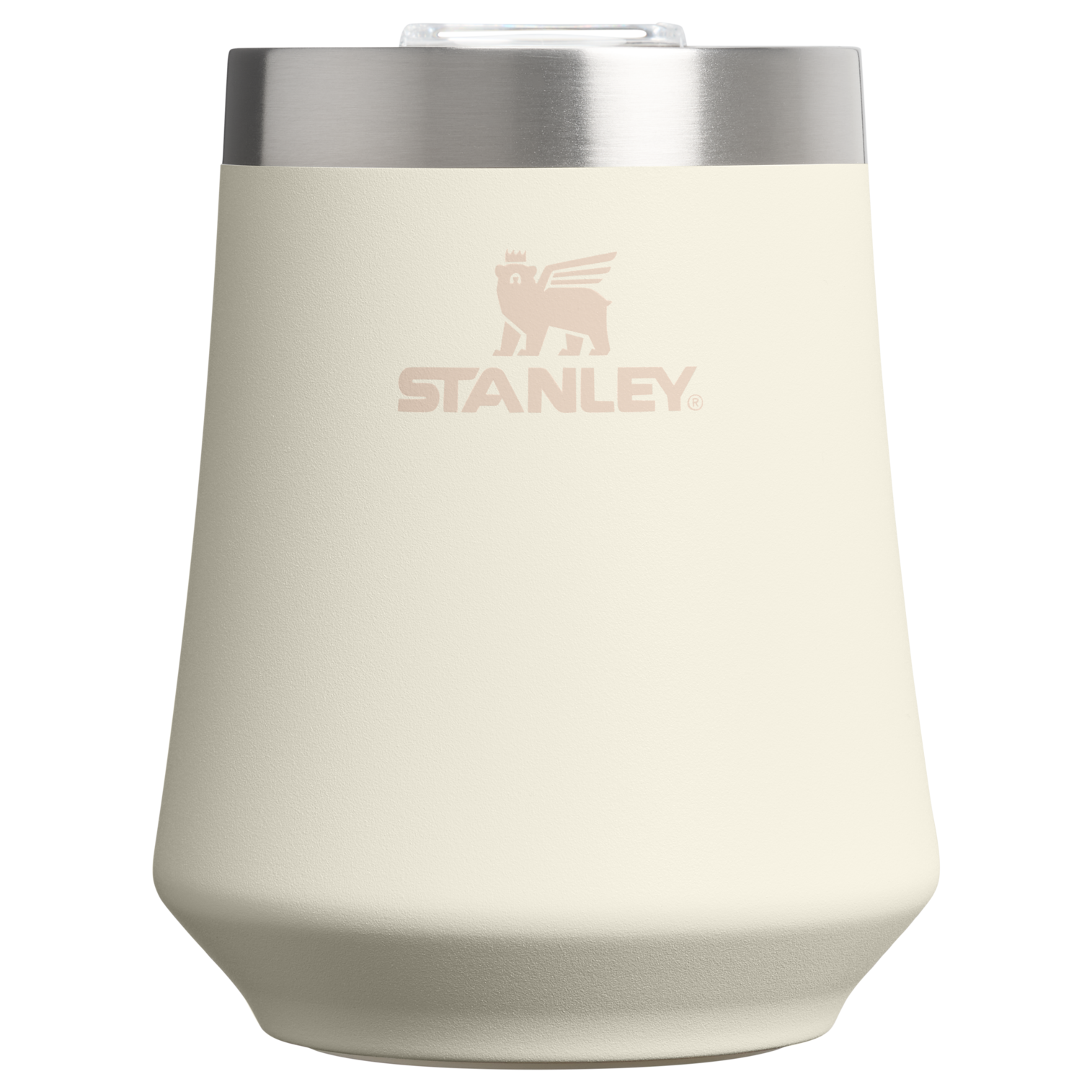 Vacuum Insulated Wine The Reserve Wine Tumbler D125V - Elegant Stemless Vacuum Insulated Wine Tumbler - Cream
