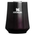 Shatterproof Luxury The Halloween Reserve Wine Tumbler D161M - Premium Insulated Egg-Shaped Wine Glass for Outdoors - Purple Night Shine