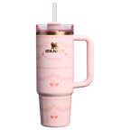 Insulated Travel The Valentine’s Day Quencher H2.0 Flowstate Tumbler D232U - Premium Stainless Steel Straw Cup for All-Day Hydration - Pink Velvet Cake