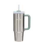 Large Capacity The Quencher H2.0 Flowstate Tumbler D051L - Double-Wall Vacuum Insulated Travel Tumbler with Straw Detail