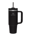 Insulated Travel The Quencher H2.0 Flowstate Tumbler  | Stanley Create D332L - 40oz Large Capacity Car-Cup Friendly Quencher - Black